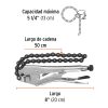 17438 - Pinza de presión 8' de cadena, Truper