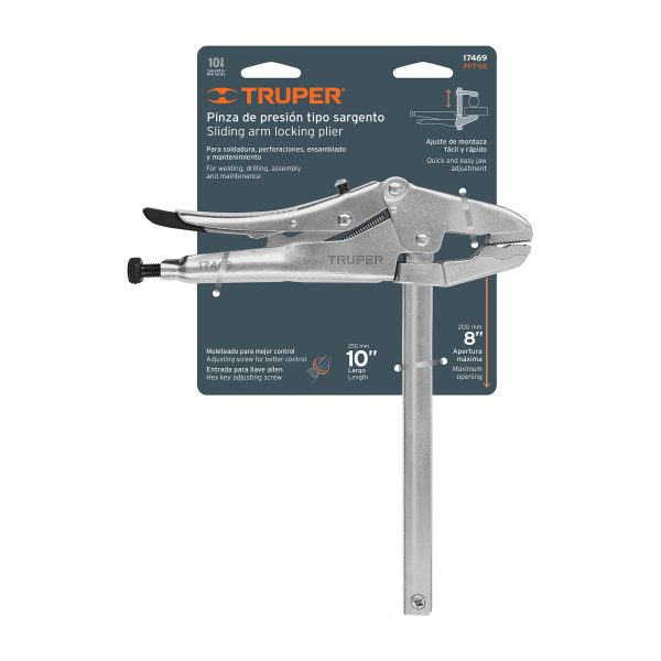 17469 - Pinzas de presión 8' tipo sargento, Truper