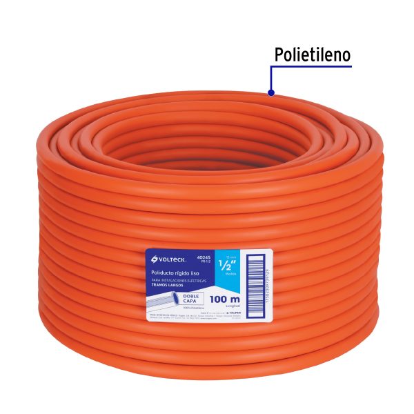 40245 - Metro de poliducto 1/2' rígido, rollo con 100 metros