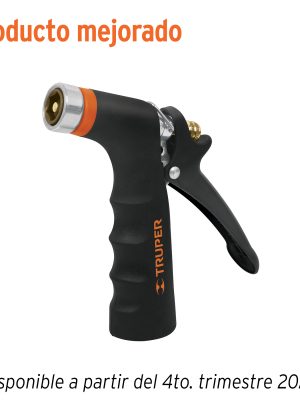 18475 - Pistola para riego de 2 funciones metálica con recubrimiento