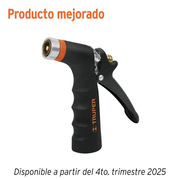18475 - Pistola para riego de 2 funciones metálica con recubrimiento