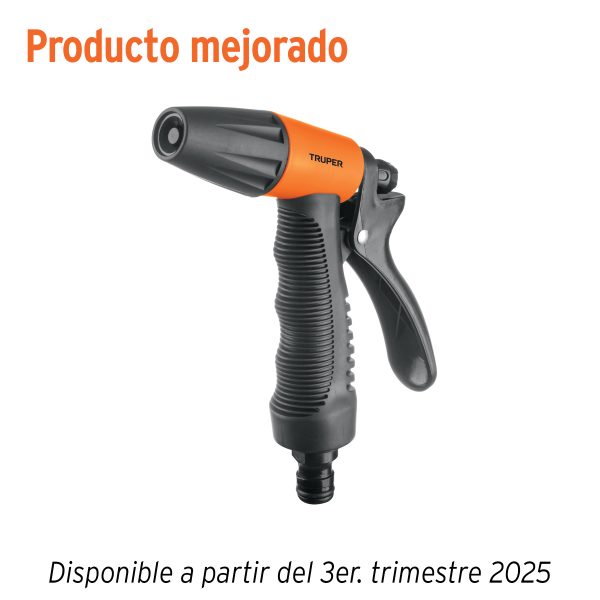 18480 - Pistola para riego de 2 funciones plástica con recubrimiento