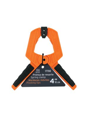 17700 - Prensa de resorte de 4', cuerpo de nylon con mango de TPR