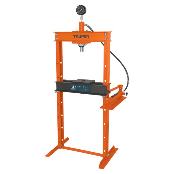 17681 - Prensa hidráulica tipo 'H' de 12 ton, con pistón, Truper