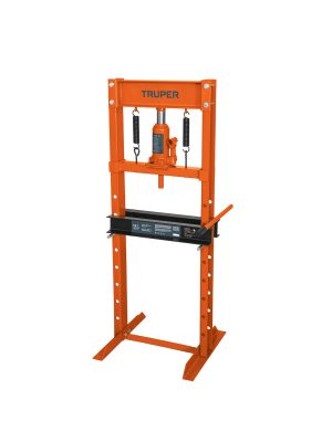 13737 - Prensa hidráulica tipo 'H' de 12 ton, con gato de botella