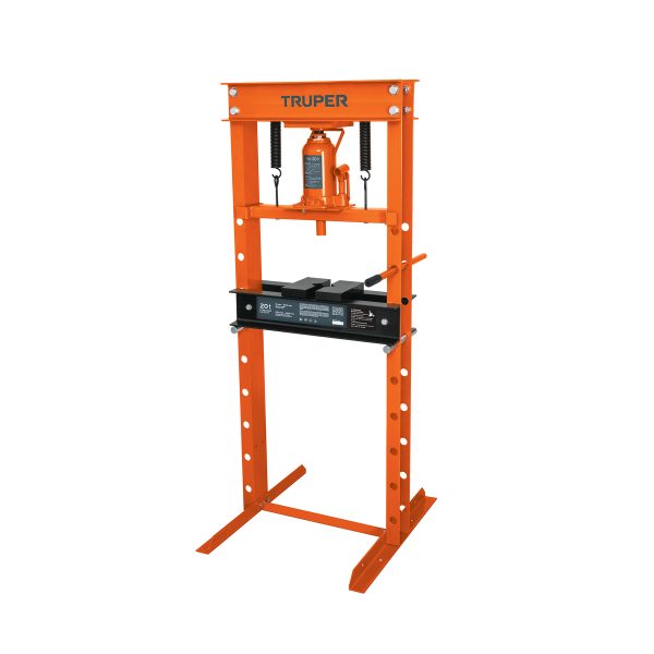 13738 - Prensa hidráulica tipo 'H' de 20 ton, con gato de botella