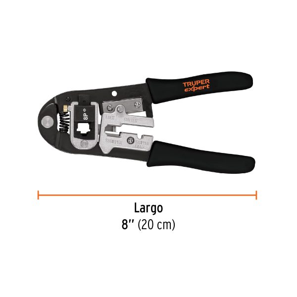 18343 - Pinza 8' ponchadora, módulos intercambiables, Truper