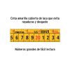 21612 - Flexómetro rojo 5 m cinta 19 mm, en tarjeta, PRETUL