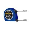 29998 - Flexómetro azul 8 m cinta 25 mm, en tarjeta, PRETUL