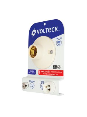 56005 - Probador de lámparas, bases E26, E27, GX5.3 y GU10, Volteck