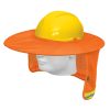100353 - Protector solar plegable para casco, naranja con reflejante