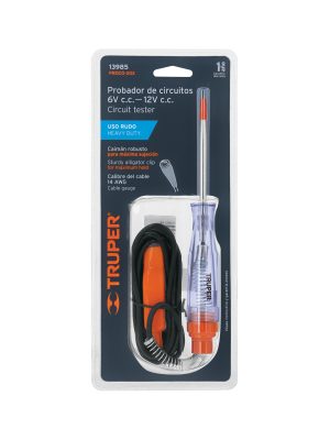13985 - Probador de circuitos de corriente directa 20 cm, c/caimán