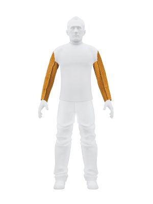 13117 - Protección para soldar, mangas de carnaza, Truper