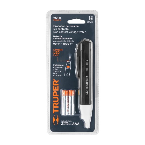 102141 - Probador de tensión sin contacto tipo pluma, Truper