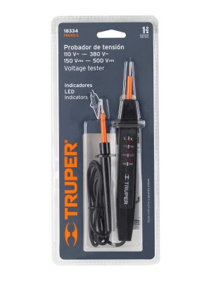 18334 - Probador de tensión C.A. / C.C., Truper