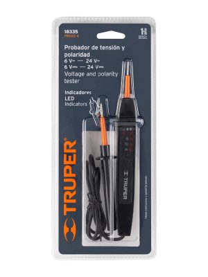 18335 - Probador de polaridad C.A. / C.C., Truper