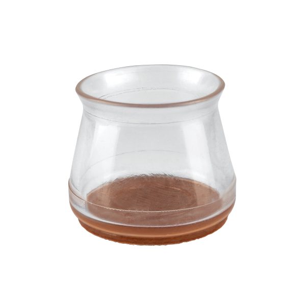 49846 - Caja con 24 protectores para patas de silla, transparente