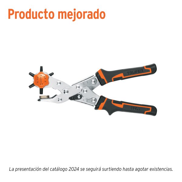 17340 - Pinza sacabocados 9' mango de PVC, Truper
