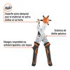 17340 - Pinza sacabocados 9' mango de PVC, Truper