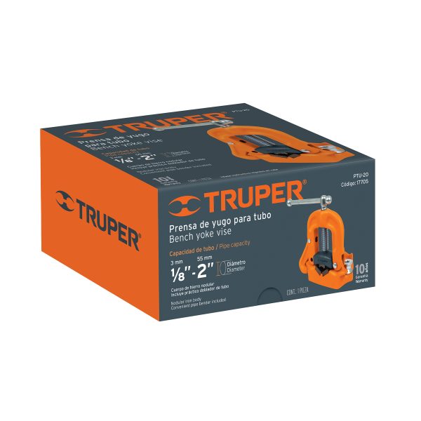 17705 - Prensa de yugo para tubo 2', cuerpo de hierro nodular