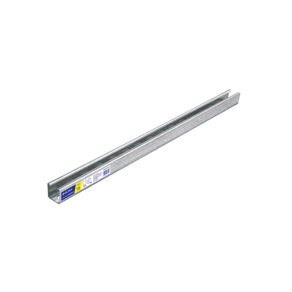 47762 - Perfil monocanal perforado de 3 m, 4 x 4 cm cal. 16, VOLTECK