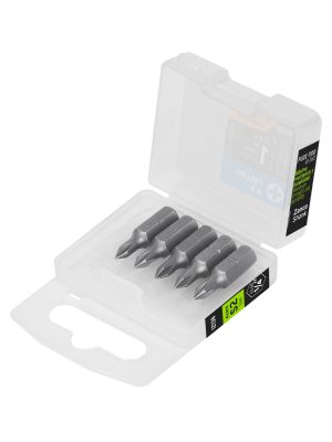 PUDE-1100.jpg 12138 - Estuche con 5 puntas de cruz PH0 largo 1', Truper Expert