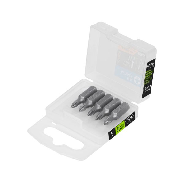 12138 - Estuche con 5 puntas de cruz PH0 largo 1', Truper Expert