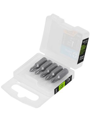 12140 - Estuche con 5 puntas de cruz PH1 largo 1', Truper Expert