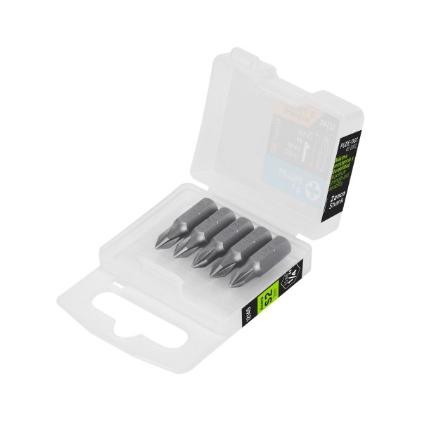 12140 - Estuche con 5 puntas de cruz PH1 largo 1', Truper Expert