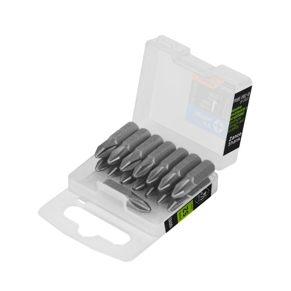 100193 - Estuche con 15 puntas de cruz PH2 largo 1', Truper Expert