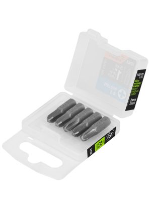 PUDE-1103.jpg 12143 - Estuche con 5 puntas de cruz PH3 largo 1', Truper Expert