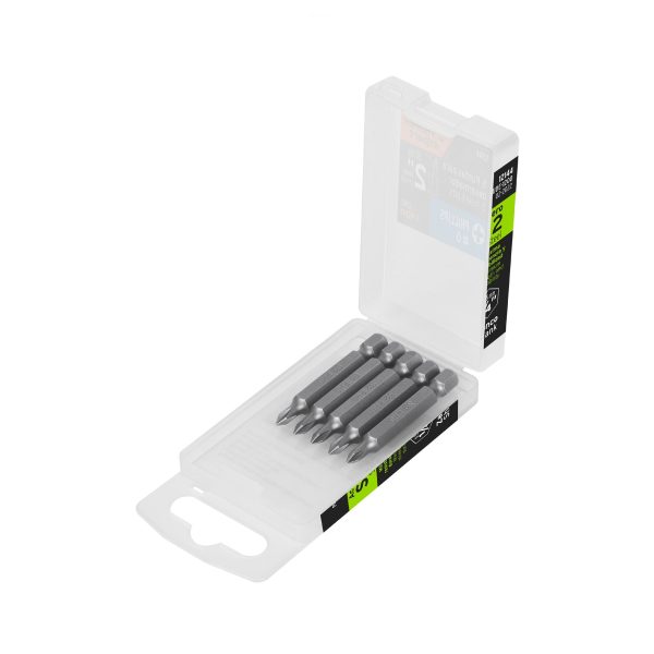 100194 - Estuche con 15 puntas de cruz PH1 largo 2', Truper Expert