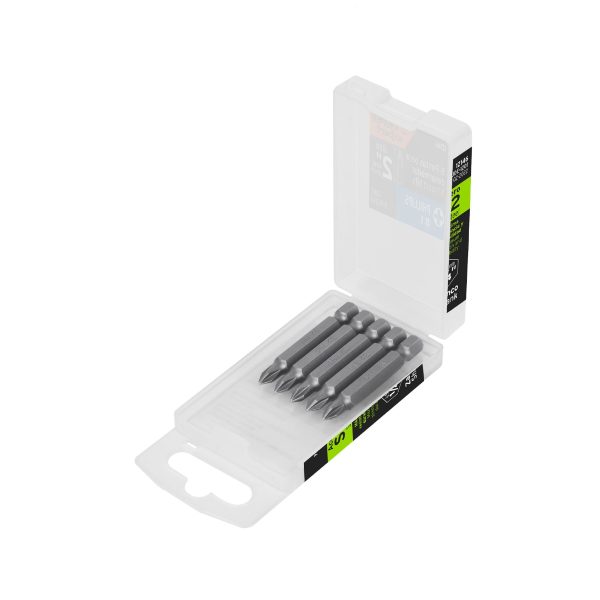 12146 - Estuche con 5 puntas de cruz PH1 largo 2', Truper Expert