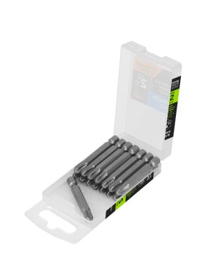 100196 - Estuche con 15 puntas de cruz PH3 largo 2', Truper Expert