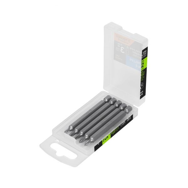 12150 - Estuche con 5 puntas de cruz PH0 largo 3', Truper Expert