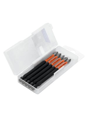 103026 - Estuche con 5 puntas de cruz PH2 de impacto largo 4'