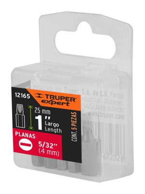 PUDE-3115E1.jpg 12165 - Estuche con 5 puntas planas de 5/32' largo 1', Truper Expert