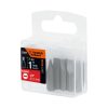 12167 - Estuche con 5 puntas planas de 1/4' largo 1', Truper Expert