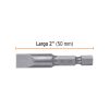 12176 - Estuche con 5 puntas planas de 3/8' largo 2', Truper Expert
