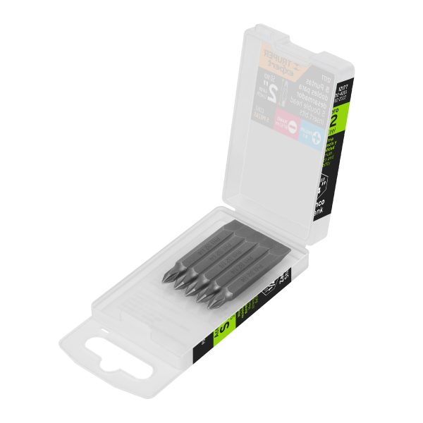 12177 - Estuche con 5 puntas dobles PH1 y 1/4' largo 2', Expert