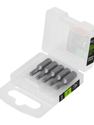 12200 - Estuche con 5 puntas torx T20 largo 1', Truper Expert