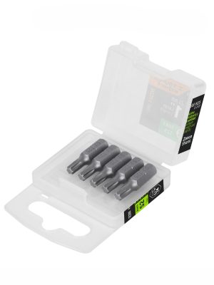 12201 - Estuche con 5 puntas torx T25 largo 1', Truper Expert