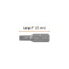 12201 - Estuche con 5 puntas torx T25 largo 1', Truper Expert