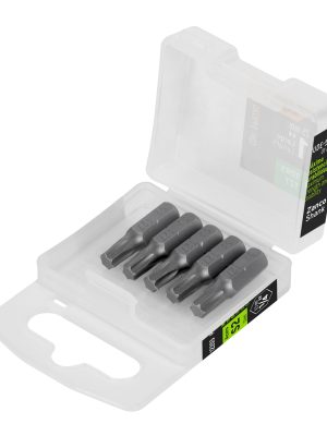 12203 - Estuche con 5 puntas torx T27 largo 1', Truper Expert