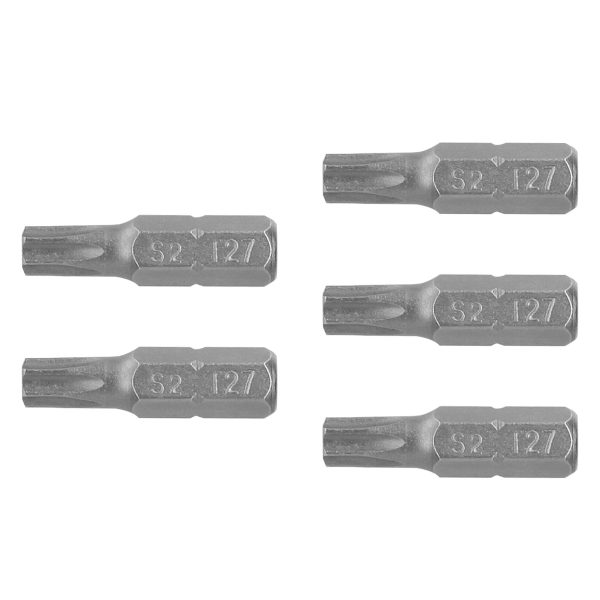 12203 - Estuche con 5 puntas torx T27 largo 1', Truper Expert