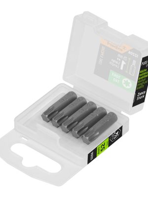 12206 - Estuche con 5 puntas torx T40 largo 1', Truper Expert