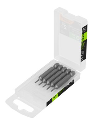 12207 - Estuche con 5 puntas torx T6 largo 2', Truper Expert