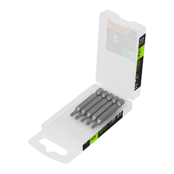 12215 - Estuche con 5 puntas torx T15 largo 2', Truper Expert