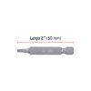 12215 - Estuche con 5 puntas torx T15 largo 2', Truper Expert