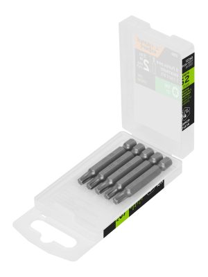PUDE-5227.jpg 12260 - Estuche con 5 puntas torx T27 largo 2', Truper Expert